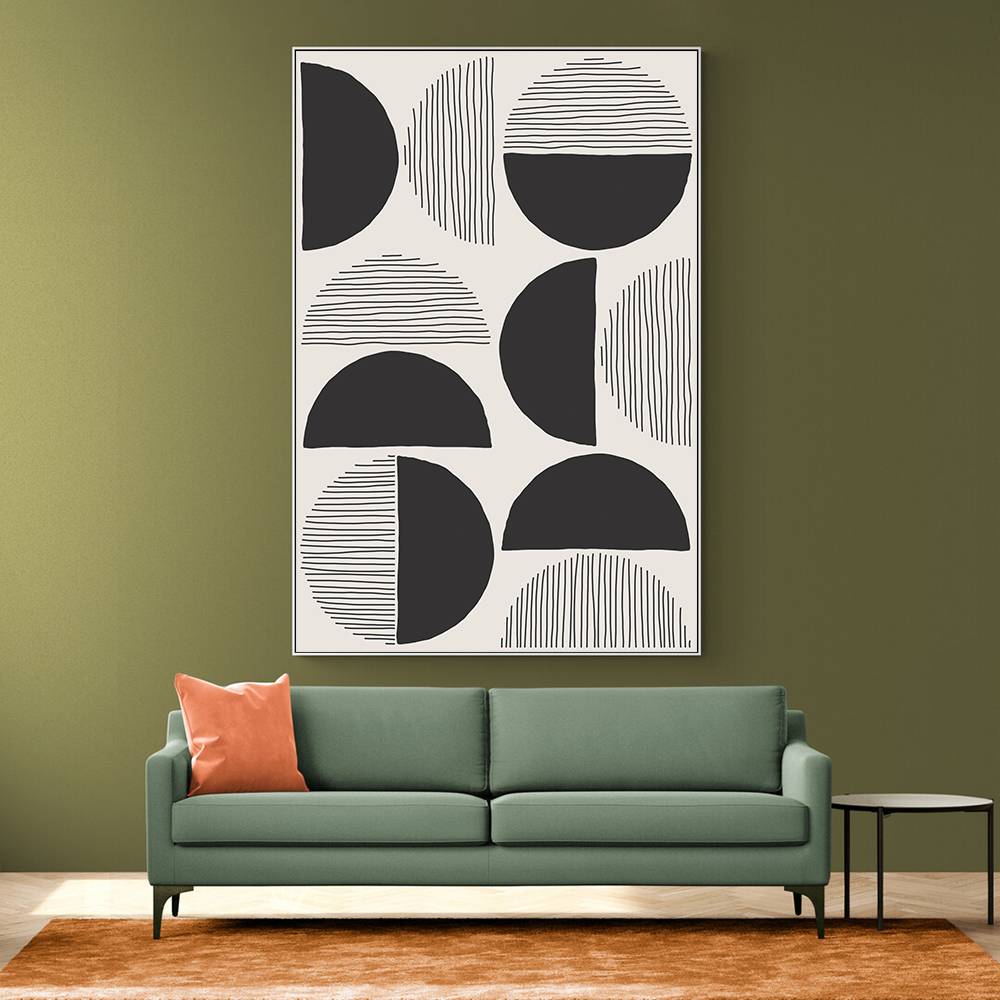 Circles and Lines #3 Wall Art