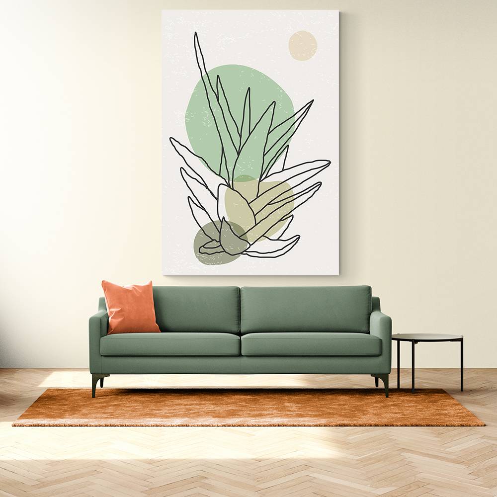  Color Abstract Agave #3 Wall Art