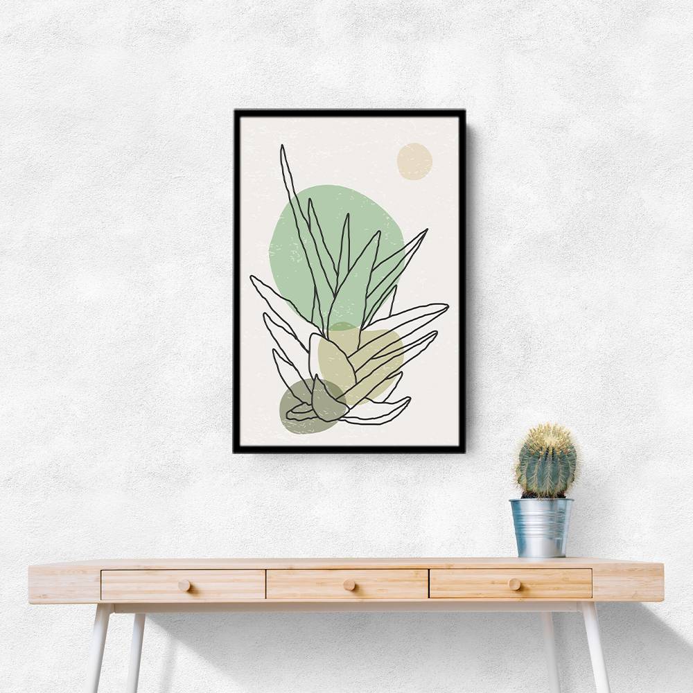  Color Abstract Agave #3 Wall Art