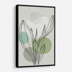 Color Abstract Plants #3 Wall Art