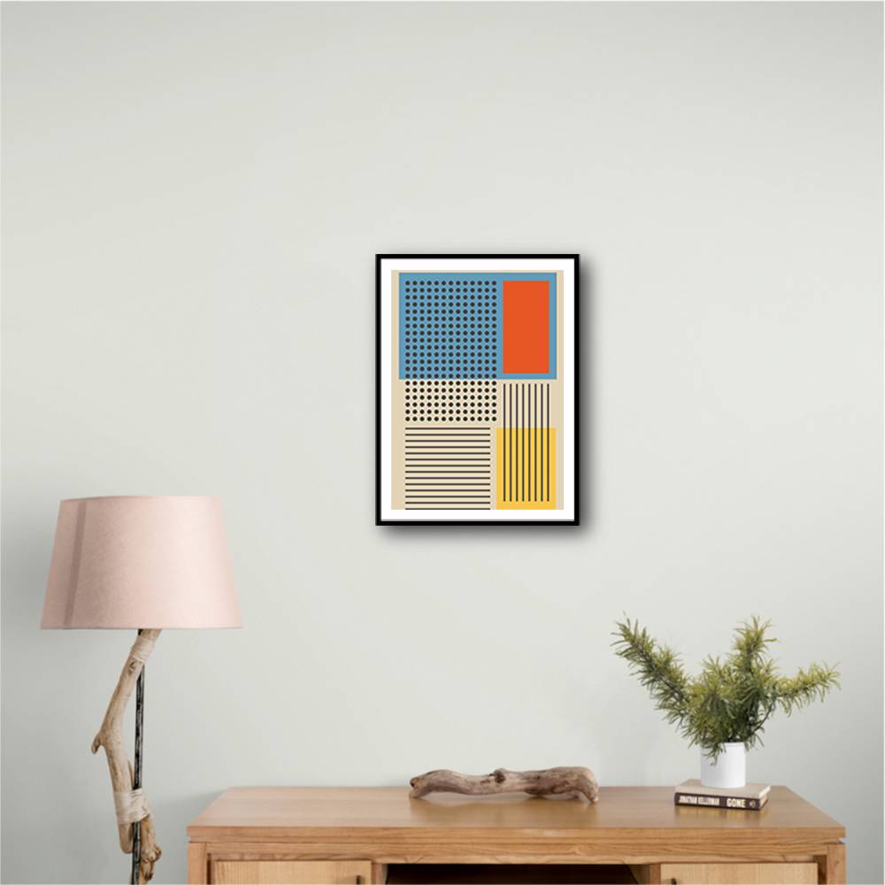 Minimal Abstract Shapes Series #14 Wall Art