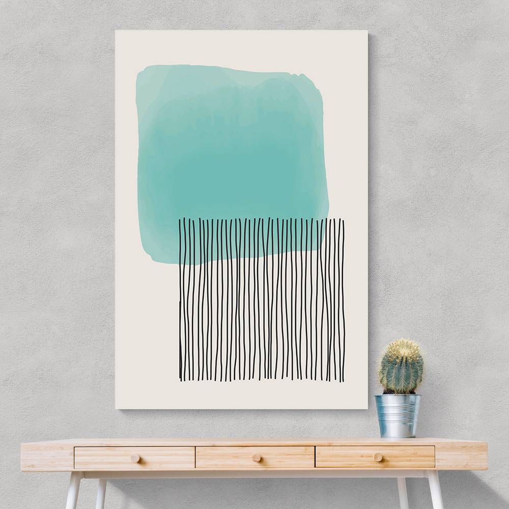 Geometric Watercolor #1 Wall Art