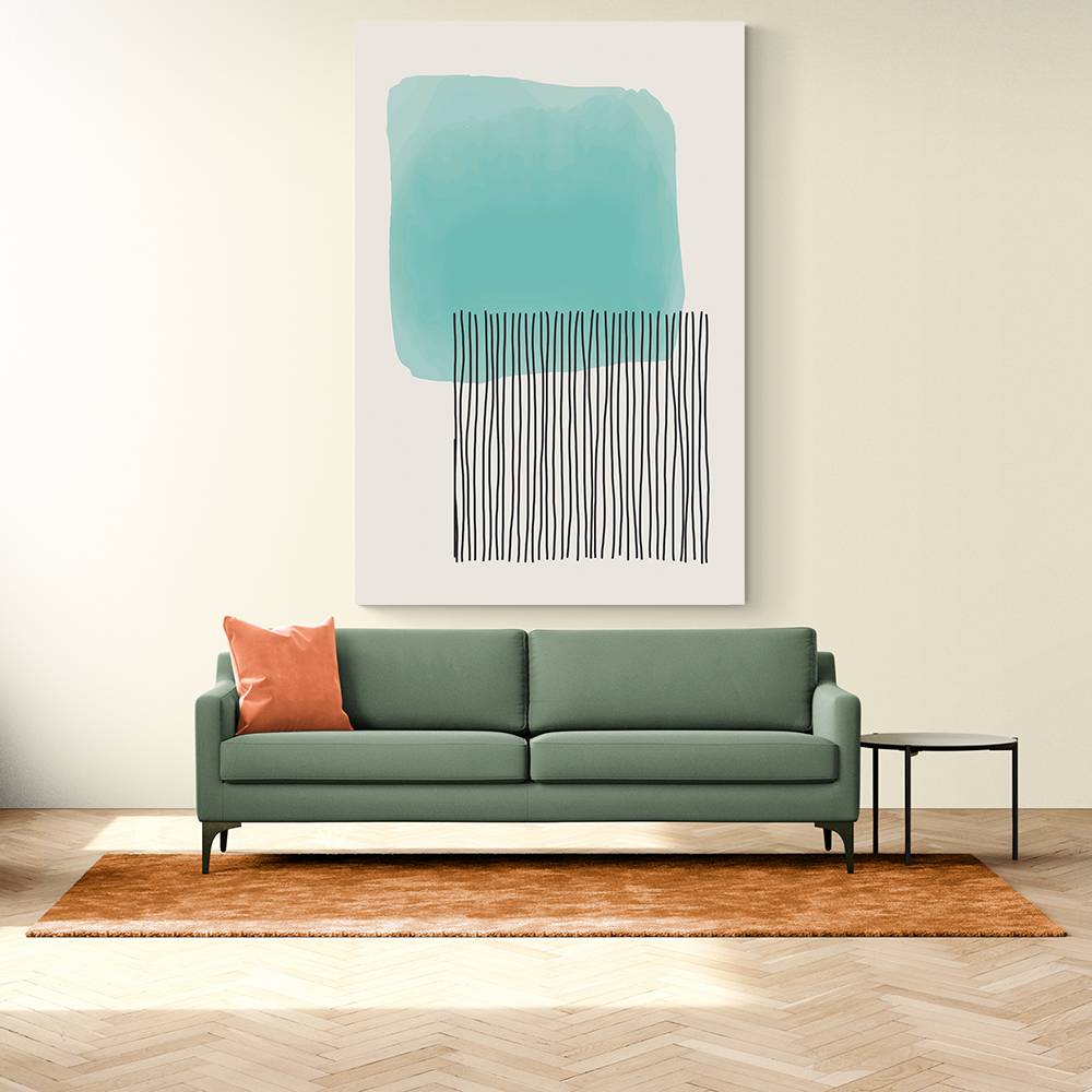 Geometric Watercolor #1 Wall Art