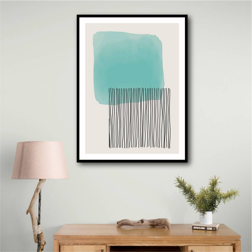 Geometric Watercolor #1 Wall Art