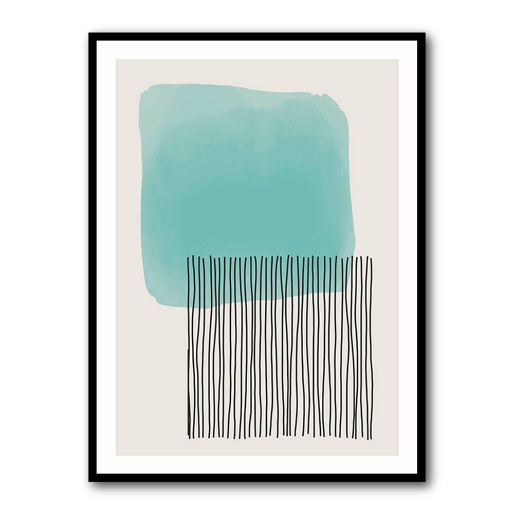 Geometric Watercolor #1 Wall Art