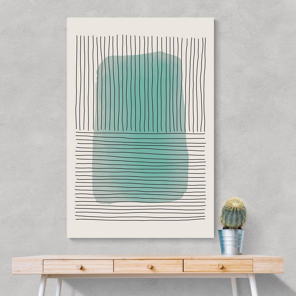  Green Minimalism #4 Wall Art