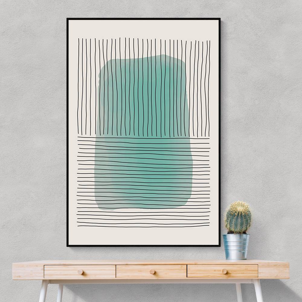  Green Minimalism #4 Wall Art