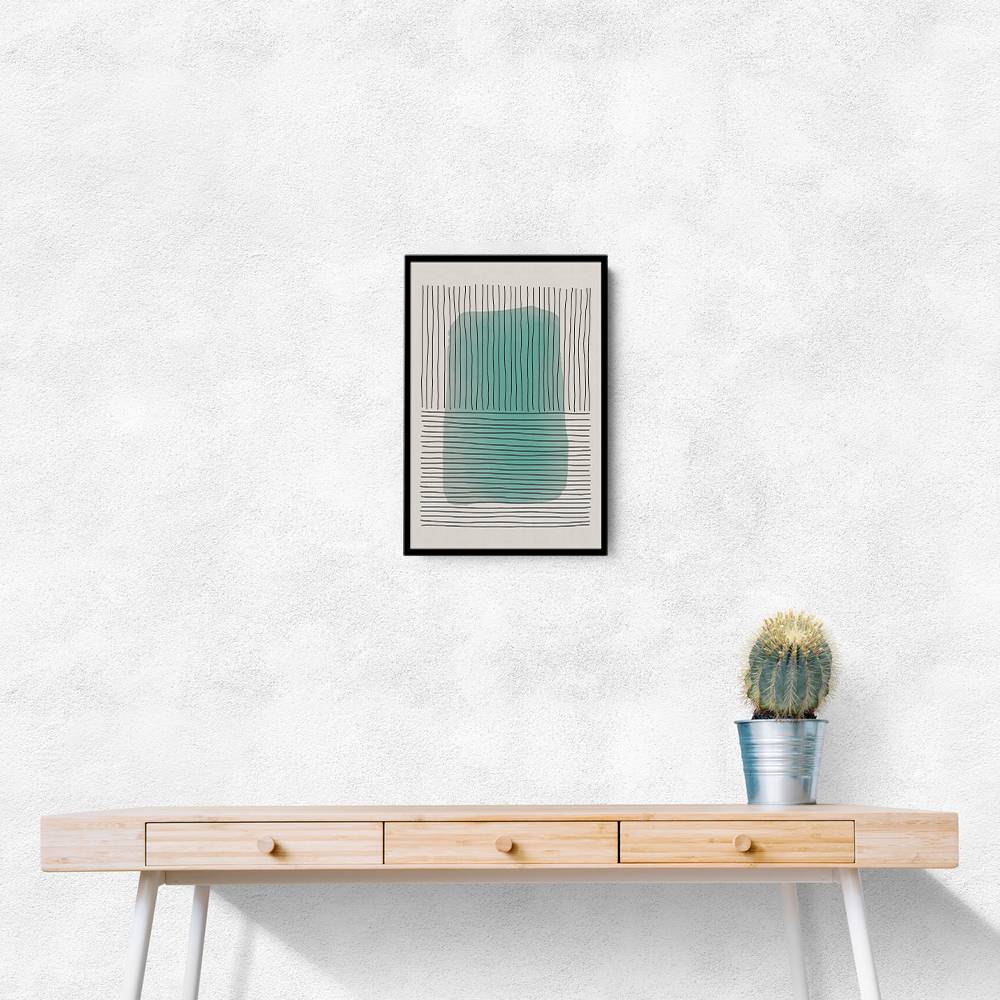  Green Minimalism #4 Wall Art