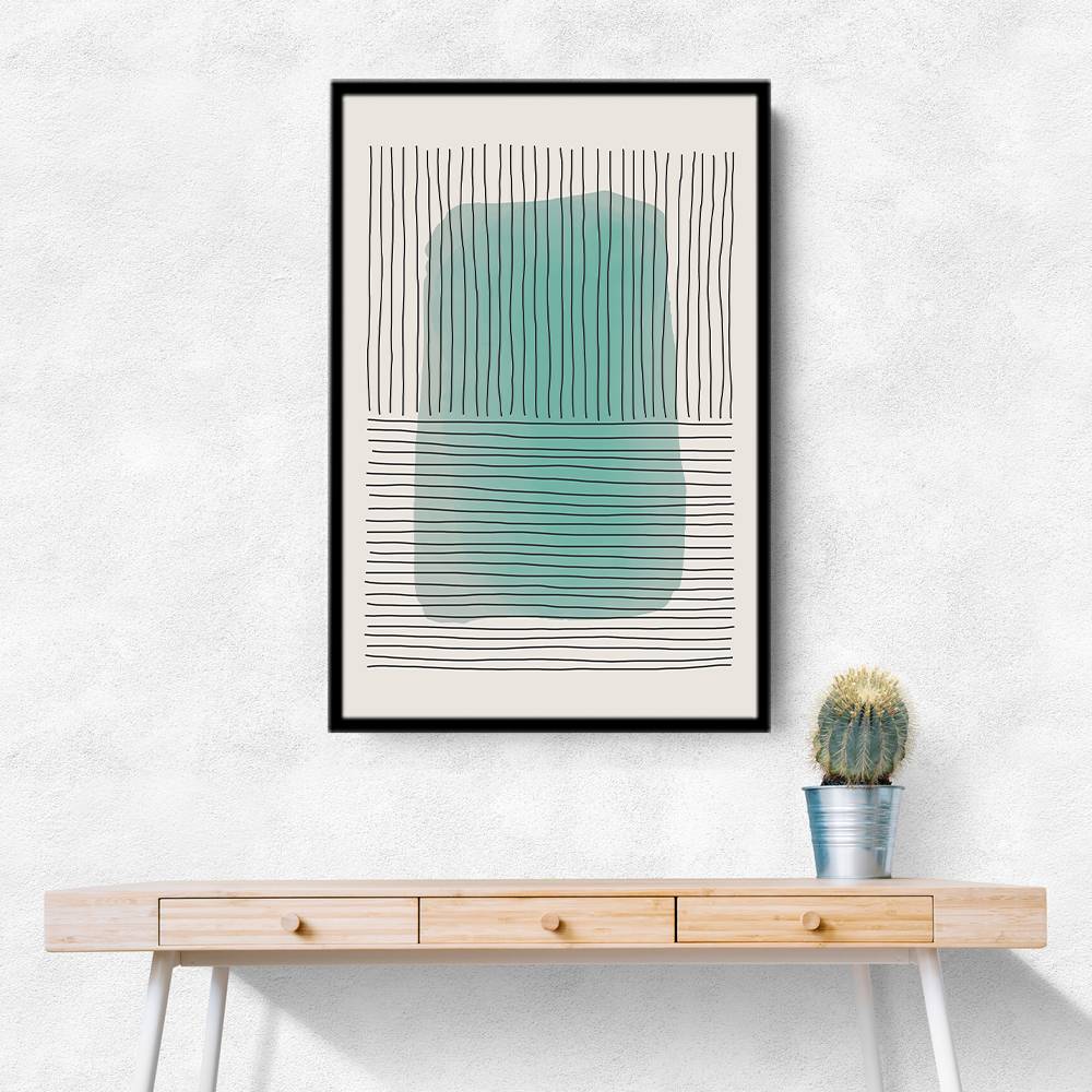  Green Minimalism #4 Wall Art