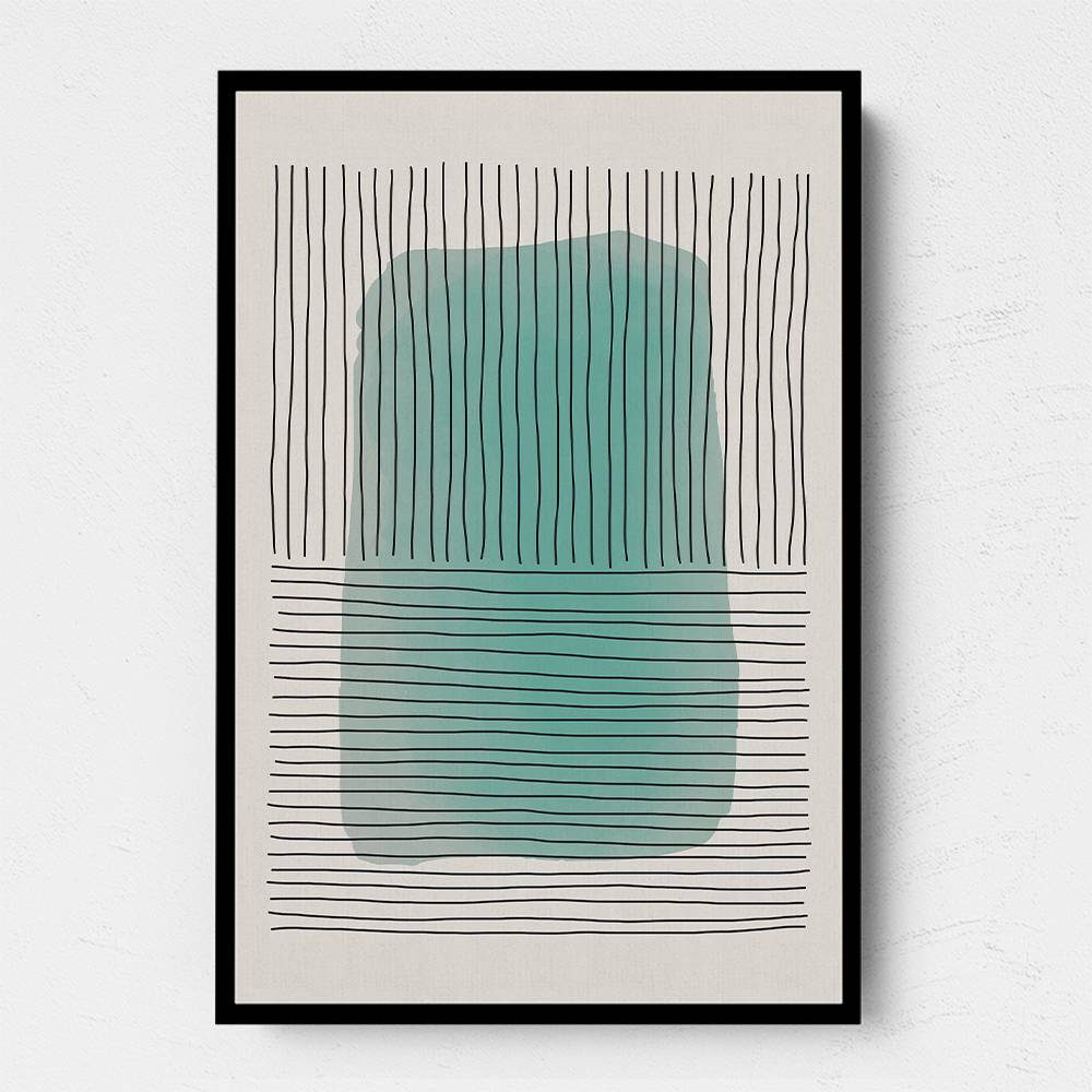  Green Minimalism #4 Wall Art