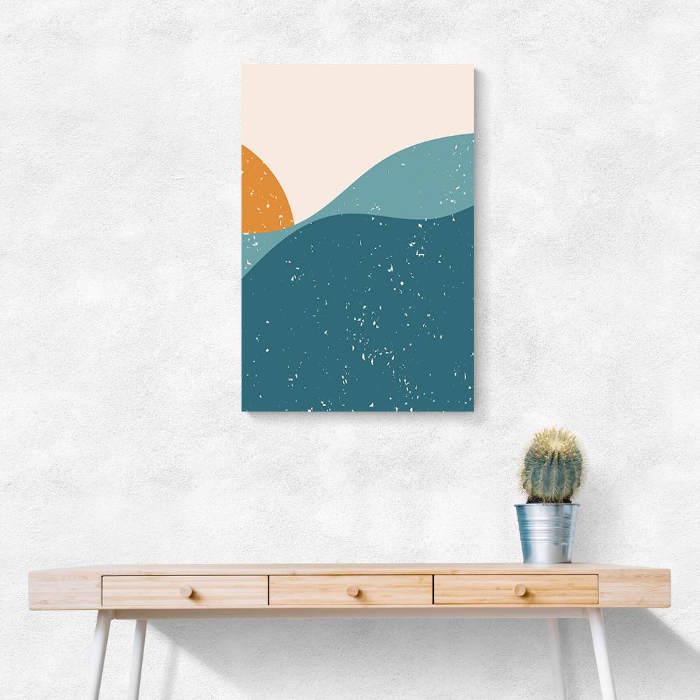 Minimal Abstract Mountains #1 Wall Art