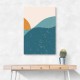 Minimal Abstract Mountains #1 Wall Art