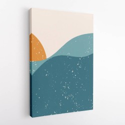 Minimal Abstract Mountains #1 Wall Art