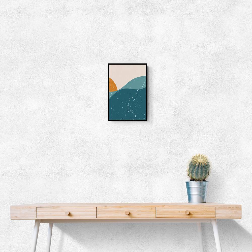 Minimal Abstract Mountains #1 Wall Art