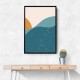 Minimal Abstract Mountains #1 Wall Art