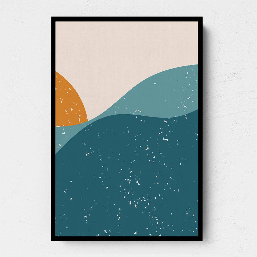 Minimal Abstract Mountains #1 Wall Art