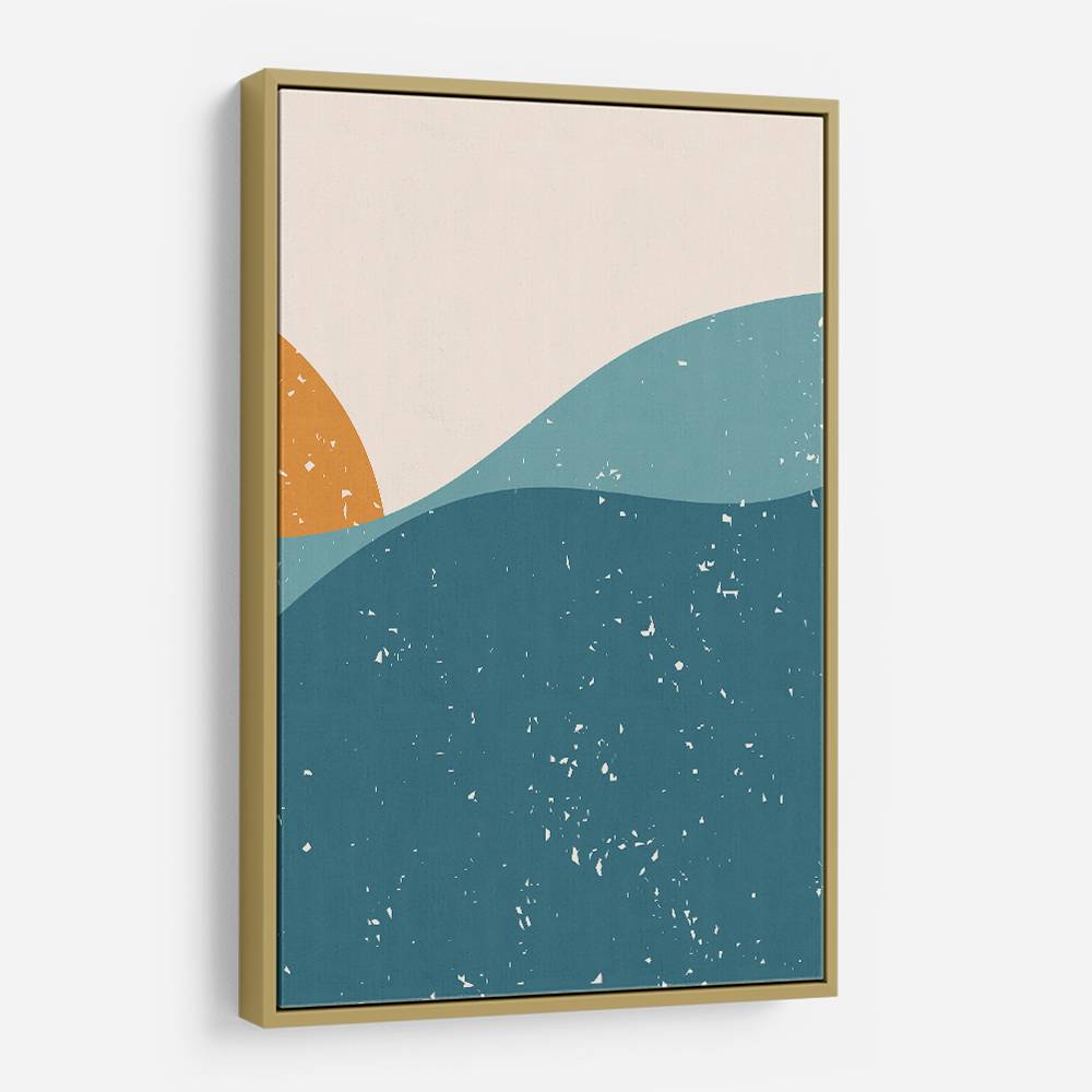 Minimal Abstract Mountains #1 Wall Art