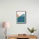 Minimal Abstract Mountains #1 Wall Art