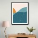 Minimal Abstract Mountains #1 Wall Art