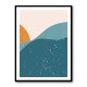 Minimal Abstract Mountains #1 Wall Art