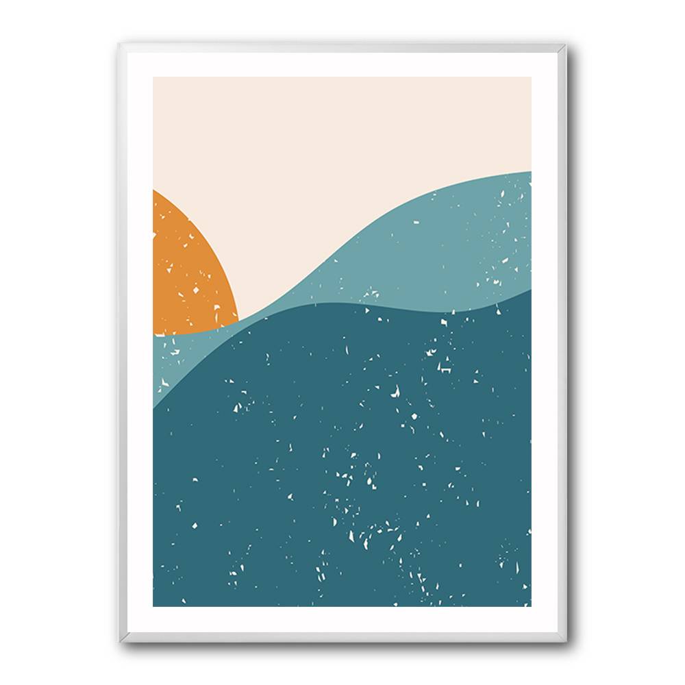 Minimal Abstract Mountains #1 Wall Art