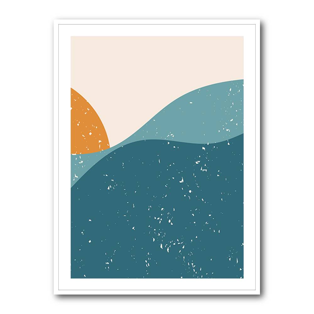 Minimal Abstract Mountains #1 Wall Art