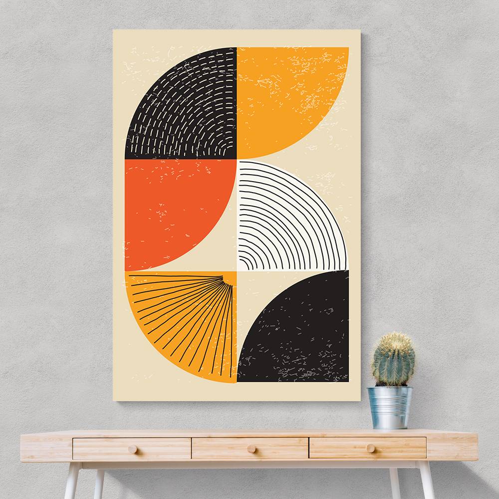 Minimal Abstract Shapes Series #4 Wall Art