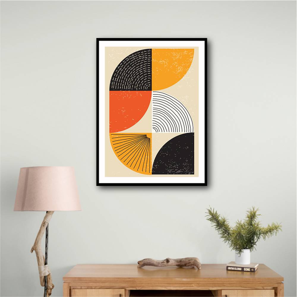 Minimal Abstract Shapes Series #4 Wall Art