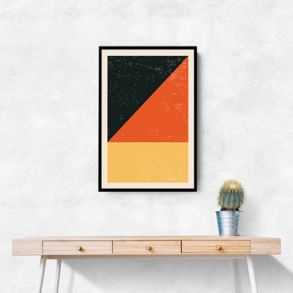 Minimal Abstract Shapes Series #9 Wall Art