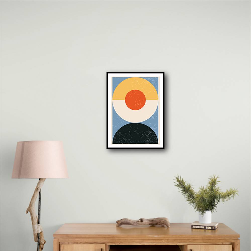 Minimal Abstract Shapes Series #32 Wall Art