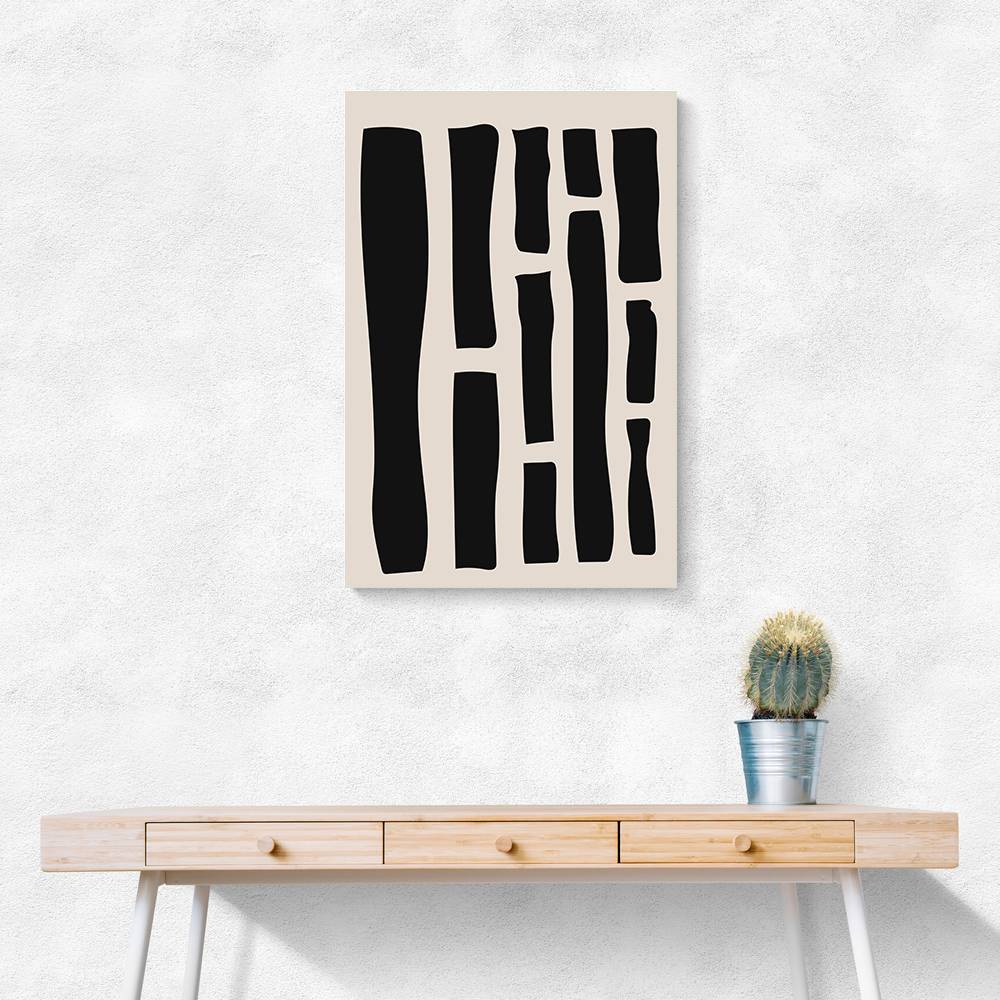 Minimal Black Expression #1 Wall Art