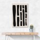 Minimal Black Expression #1 Wall Art