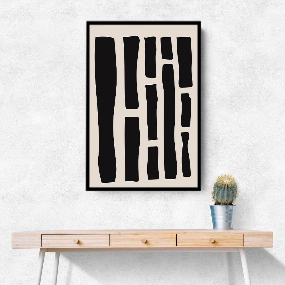 Minimal Black Expression #1 Wall Art