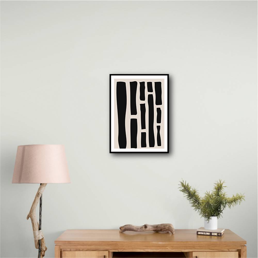 Minimal Black Expression #1 Wall Art