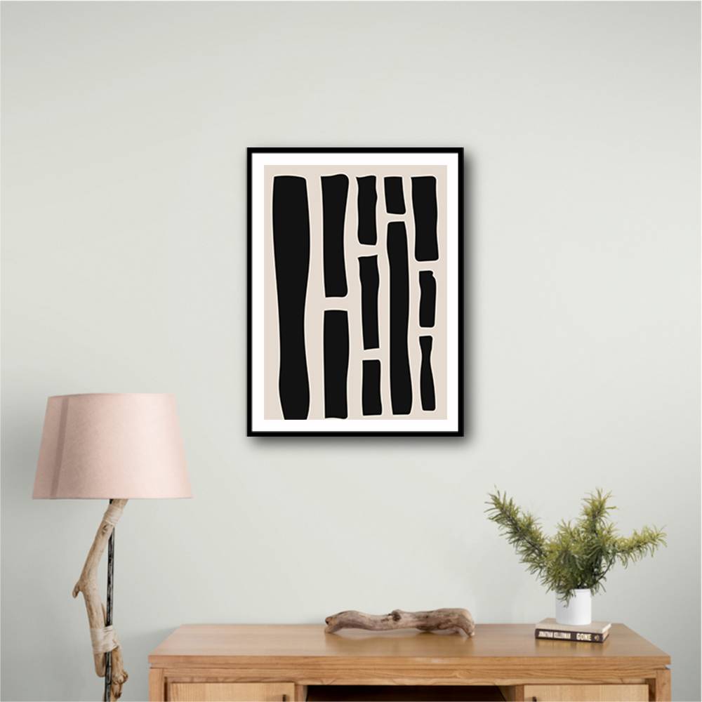 Minimal Black Expression #1 Wall Art