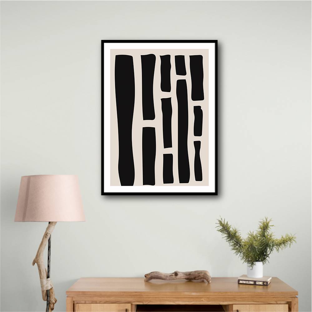 Minimal Black Expression #1 Wall Art