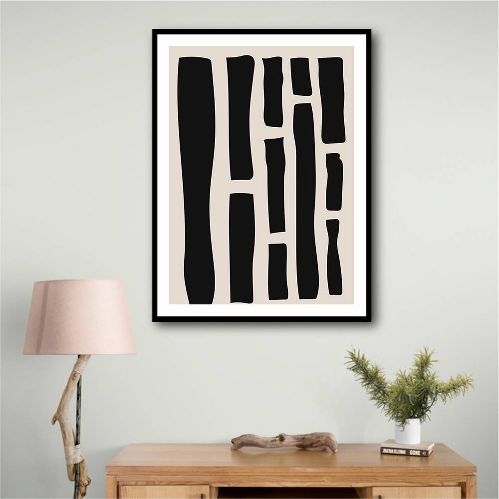 Minimal Black Expression #1 Wall Art