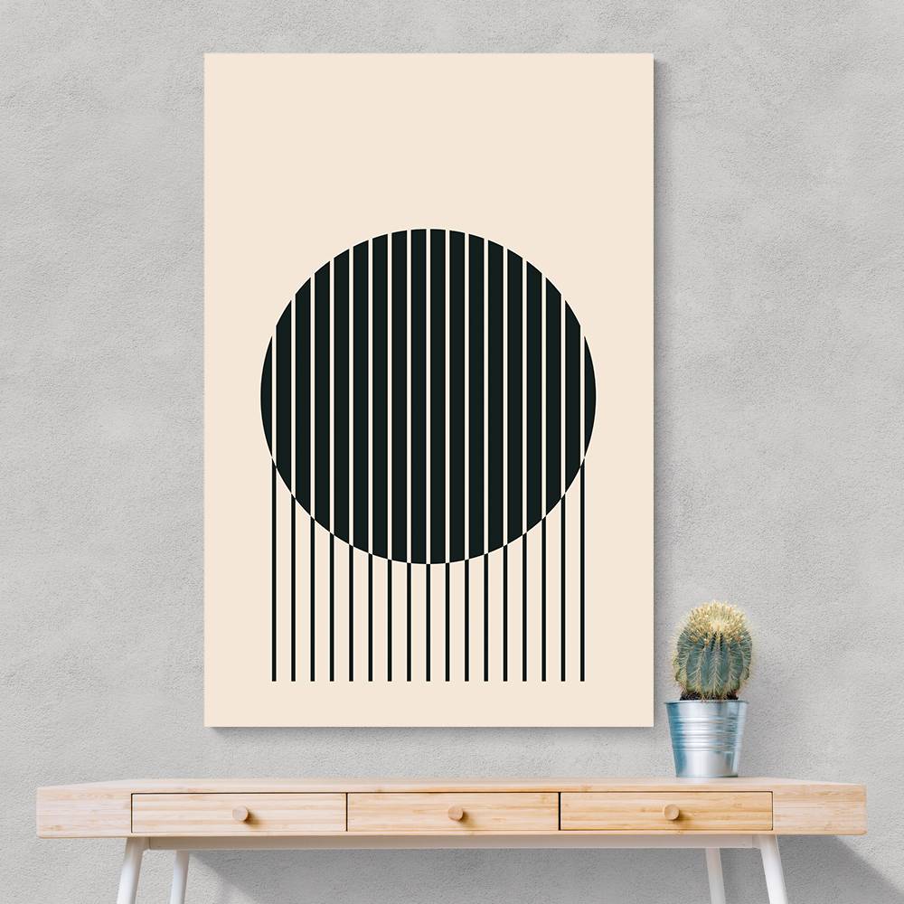 Minimal Circle Vibes #1 Wall Art