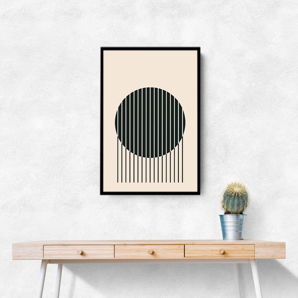 Minimal Circle Vibes #1 Wall Art