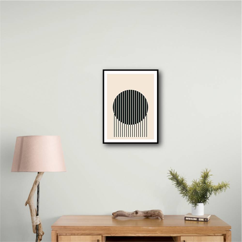 Minimal Circle Vibes #1 Wall Art