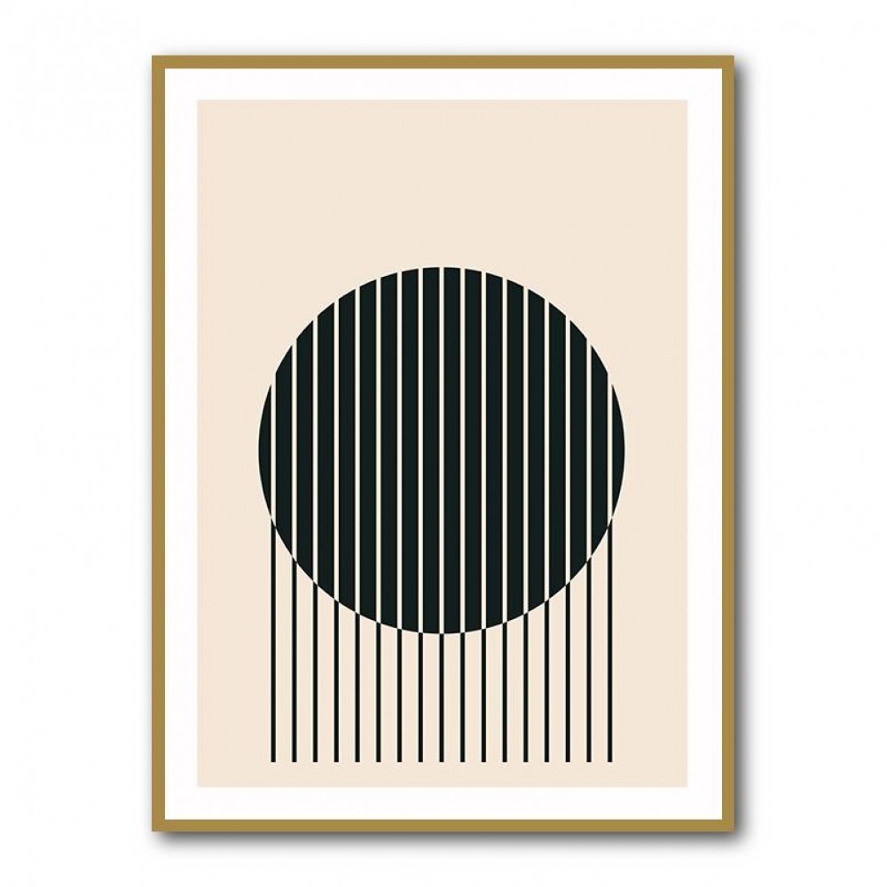 Minimal Circle Vibes #1 Wall Art