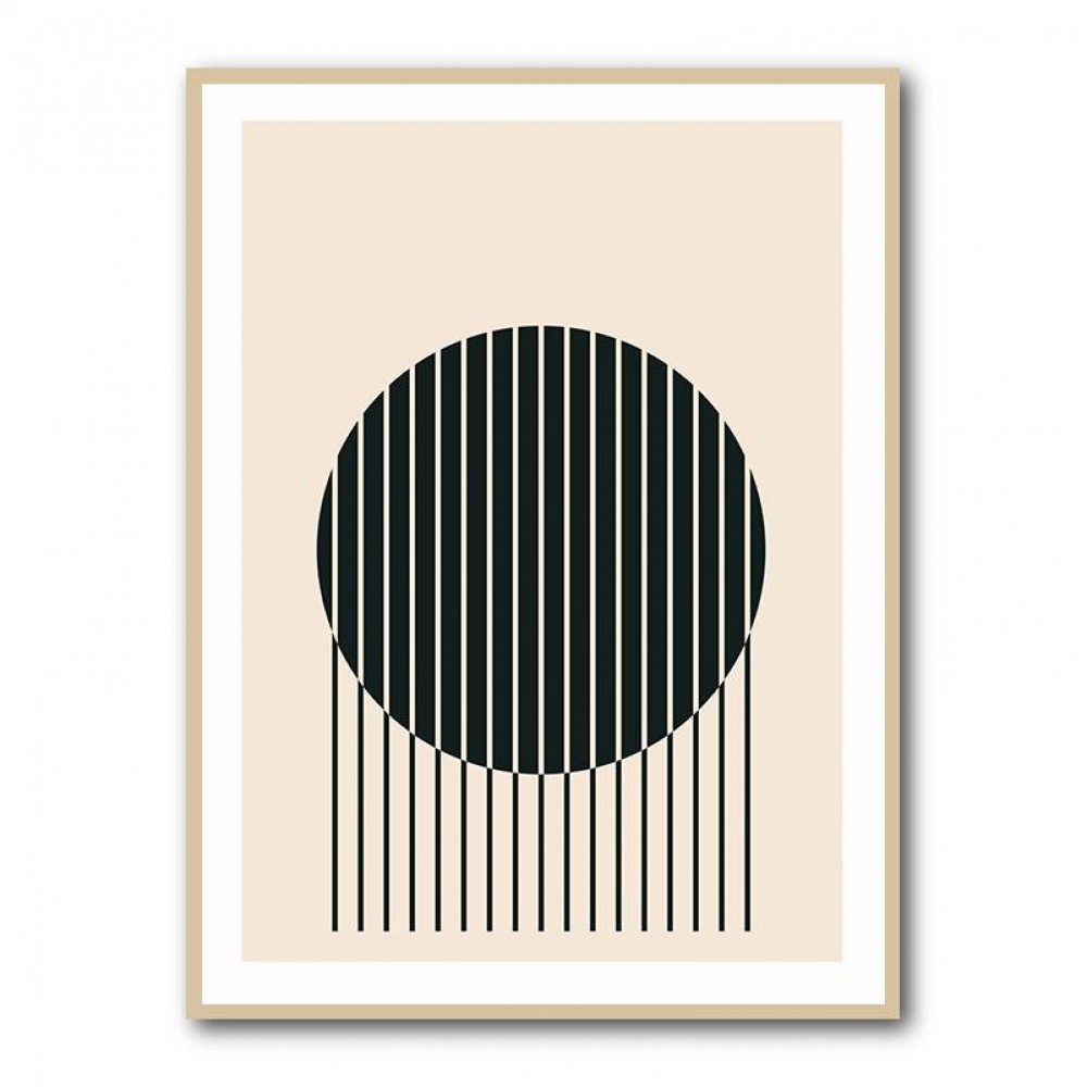 Minimal Circle Vibes #1 Wall Art