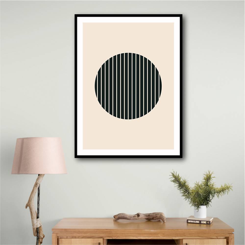 Minimal Circle Vibes #3 Wall Art