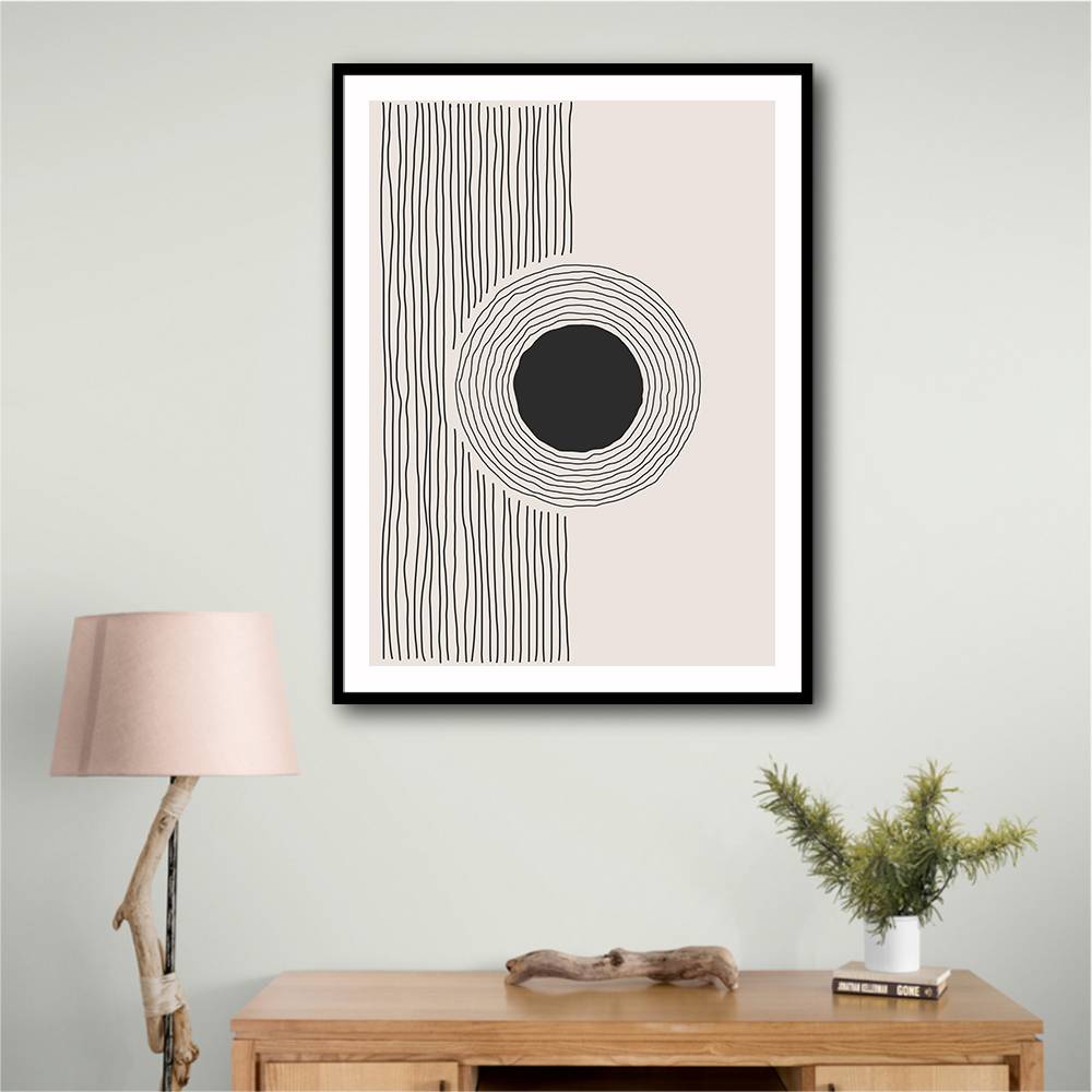 Minimal Circle Wall Art