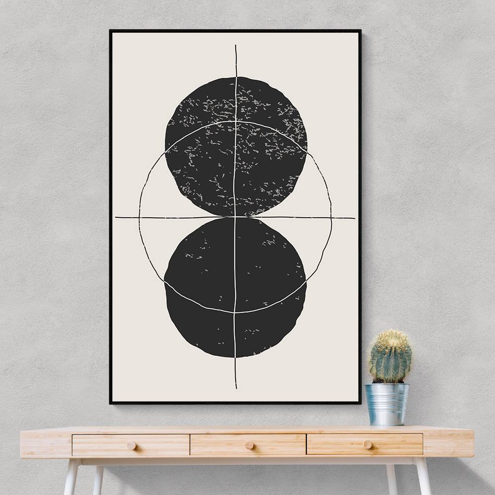 Minimal Geometric Shapes #2 Wall Art