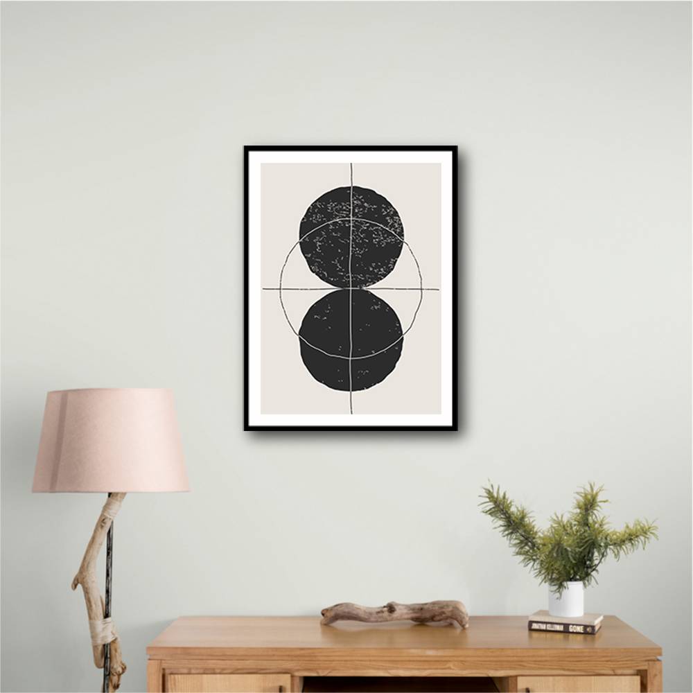 Minimal Geometric Shapes #2 Wall Art