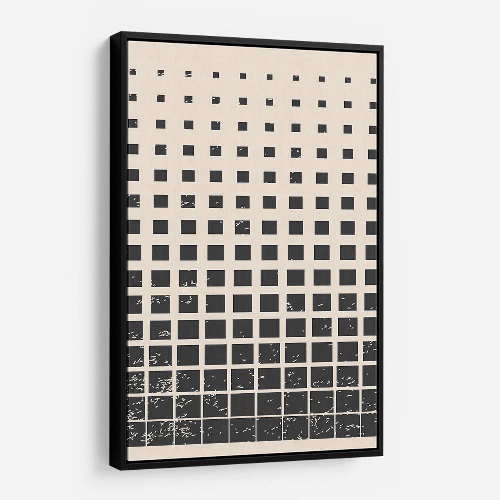 Minimal Halftone Shapes #1 Wall Art