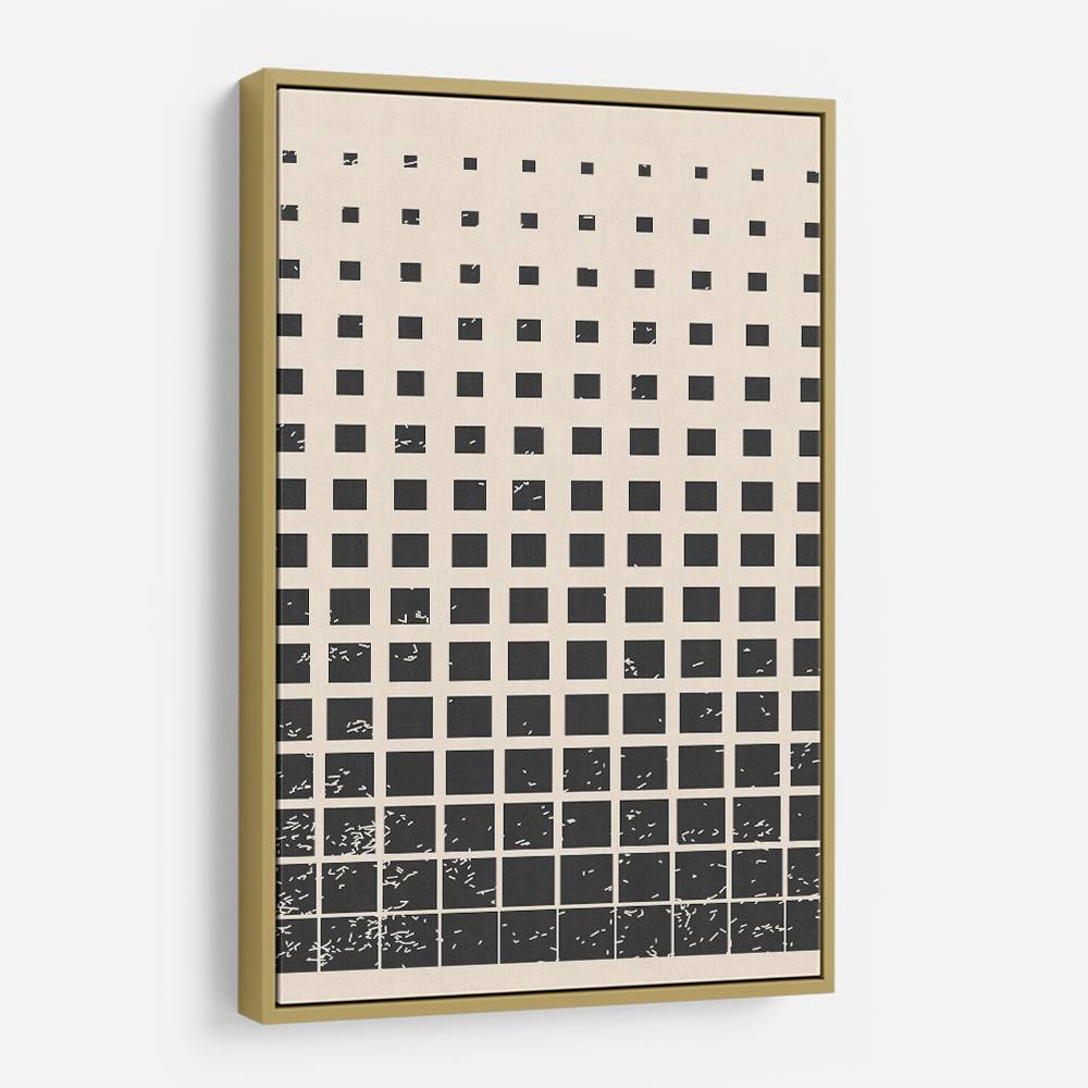 Minimal Halftone Shapes #1 Wall Art