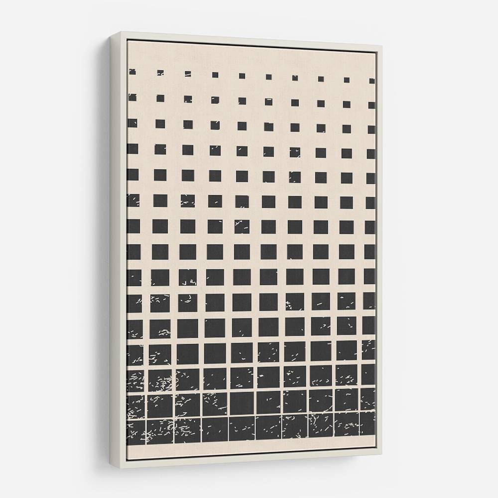 Minimal Halftone Shapes #1 Wall Art