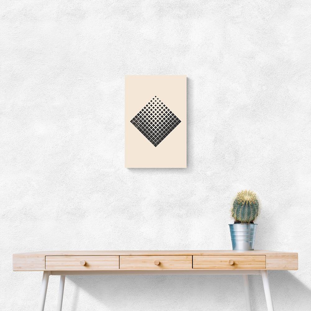 Minimal Halftone Shapes #3 Wall Art